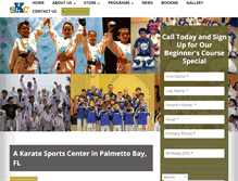 Tablet Screenshot of karatesportcenter.com